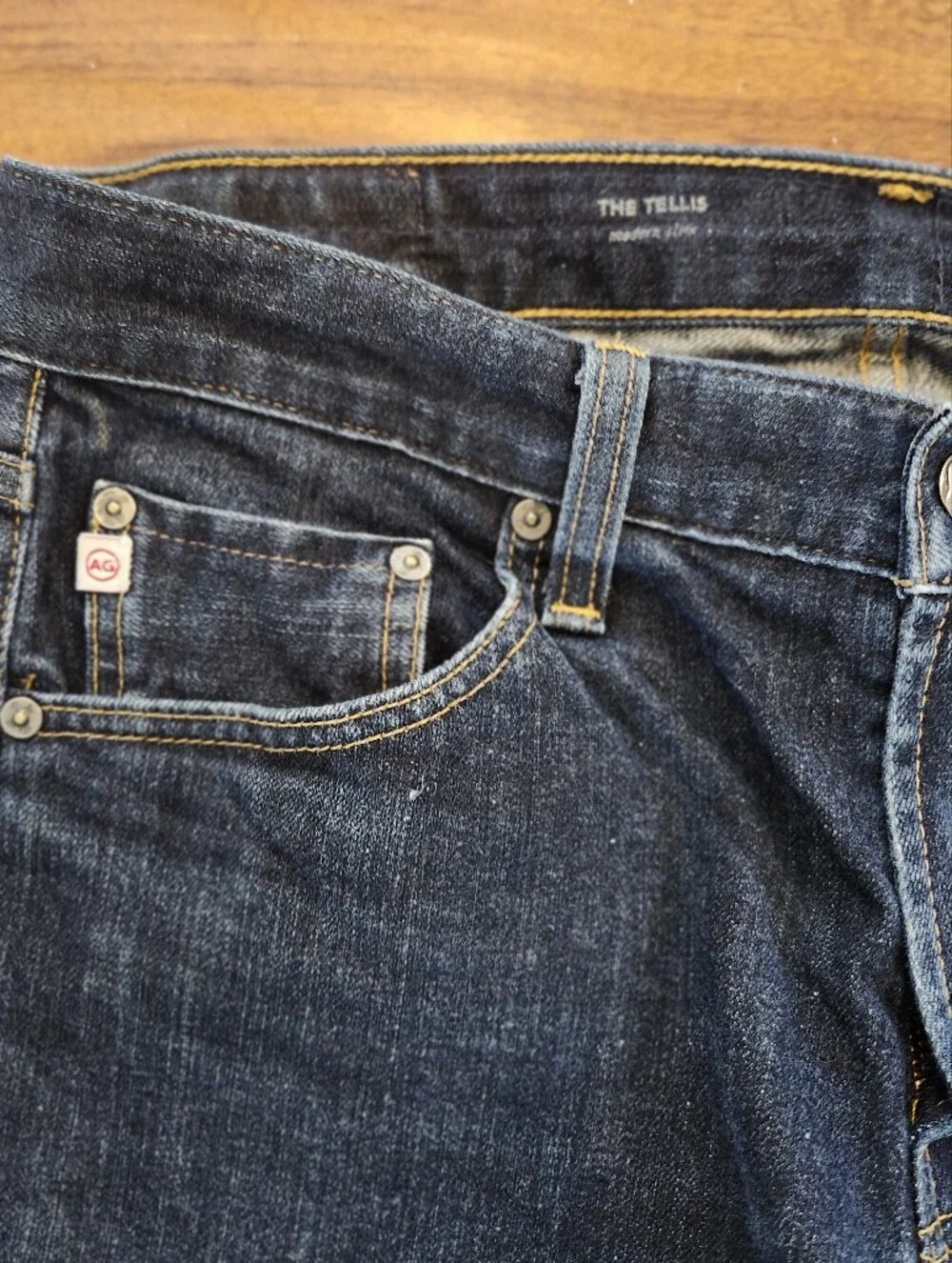 Mens AG jeans Dark Blue. Second Pics Color. Size 32 X 33